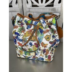New! Disney Parks Dooney and Bourke The Jungle Book Drawstring Bucket Bag